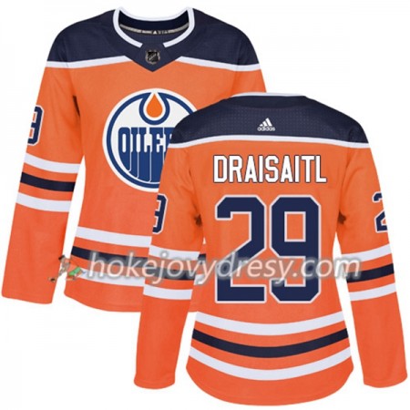 Dámské Hokejový Dres Edmonton Oilers Leon Draisaitl 29 Adidas 2017-2018 Oranžová Authentic